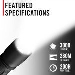 COAST XP11R Rechargeable 3000 Lumens Flashlight