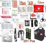 251-Piece Tactical First Aid Kit for Emergencies