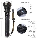 Super Bright Rechargeable LED Flashlight for Emergencies