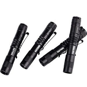 HATORI Mini LED Flashlight - 4 Pack