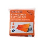 Survival Kit: Tent, Poncho, Sleeping Bag, Tools