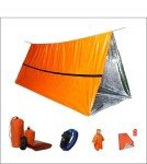 Survival Kit: Tent, Poncho, Sleeping Bag, Tools