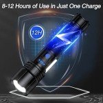 Kicoeoy 990000 Lumen Rechargeable Flashlights (2 Pack)