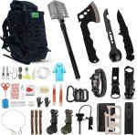 33-Piece Tactical Backpack Emergency Survival Kit