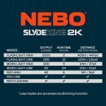 Rechargeable NEBO Slyde King LED Flashlight