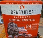 ReadyWise 64-Piece Camo Survival Backpack Kit