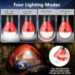 PEMOTech Waterproof LED Camping Lantern 4 Pack
