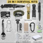 Comprehensive 28-in-1 Survival Gear Set