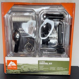 Ozark Trail 16-Piece Hiking and Survival Kit