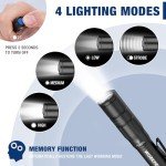 WORKPRO Mini Rechargeable Pen Light, 2 Pack
