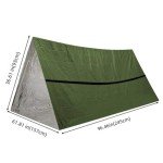 2-Person Waterproof Survival Tent & Thermal Blanket