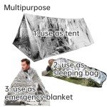 Lightweight Emergency Shelter Tent for Survival Gear