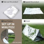 Lightweight Emergency Shelter Tent for Survival Gear