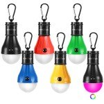 6-Pack Portable LED Camping Lights for Emergencies