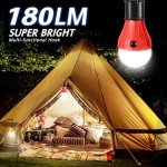6-Pack Portable LED Camping Lights for Emergencies