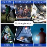 6-Pack Portable LED Camping Lights for Emergencies