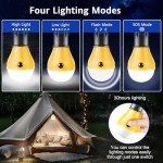 6-Pack Portable LED Camping Lights for Emergencies