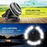 Odoland LED Camping Lantern with Built-In Fan
