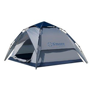 Portable S'more Pop Up Camping Tent for 2
