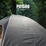 2-Person Waterproof Camping Tent with Rainfly