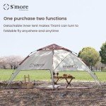 Portable S'more Pop Up Camping Tent for 2