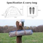 Portable S'more Pop Up Camping Tent for 2