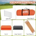 Compact 4-Season Tent for Solo Adventures