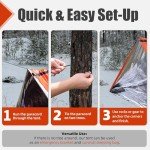 Frelaxy Extra-Thick Emergency Survival Tent for Two