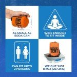 2-Person Emergency Survival Tent with Paracord Bracelets