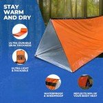 2-Person Emergency Survival Tent with Paracord Bracelets
