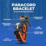 2-Person Emergency Survival Tent with Paracord Bracelets