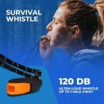 2-Person Emergency Survival Tent with Paracord Bracelets