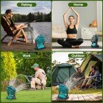 Rechargeable Camping Fan with LED Lantern