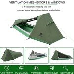 GEERTOP Waterproof Bivy Tent for Solo Camping