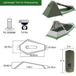 GEERTOP Waterproof Bivy Tent for Solo Camping