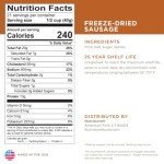 Nutristore Sausage Crumbles | Freeze Dried Survival Food
