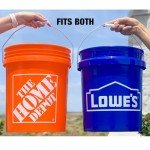 Heavy-Duty White 5 Gallon Bucket Lid