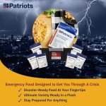 4Patriots Emergency Food Kit – 128 Freeze-Dried Meals