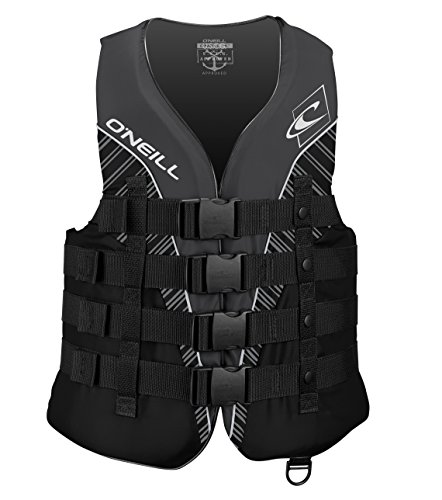 O'Neill Men's Superlite Kayaking Life Vest, Black/White, XL