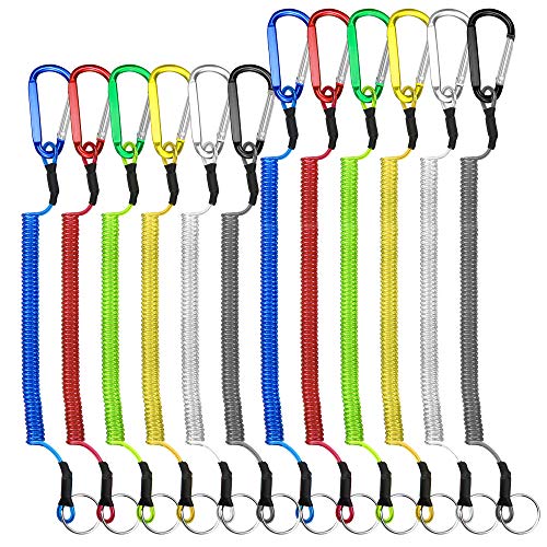 Colorful Fishing Tool Lanyard with Stainless Steel Clip