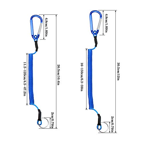 Colorful Fishing Tool Lanyard with Stainless Steel Clip