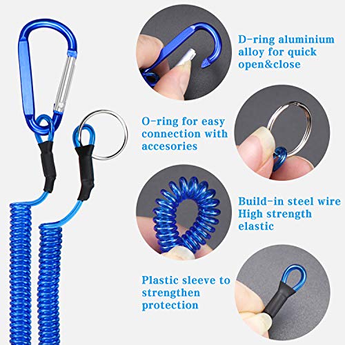 Colorful Fishing Tool Lanyard with Stainless Steel Clip