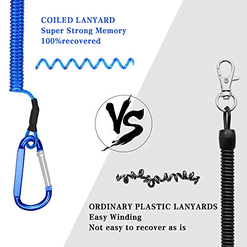 Colorful Fishing Tool Lanyard with Stainless Steel Clip