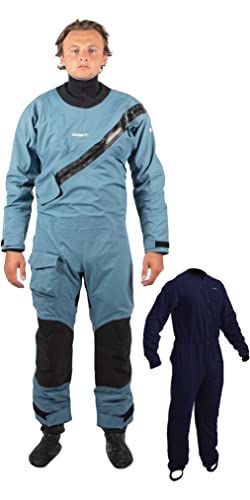 GUL Mens Dartmouth Dry Suit & Underfleece - Blue