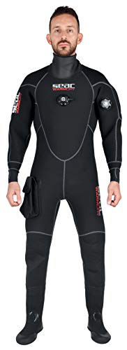 SEAC Warmdry 4mm Dry Suit - Black, Large