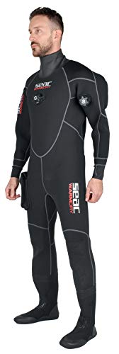SEAC Warmdry 4mm Dry Suit - Black, Large