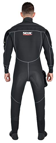 SEAC Warmdry 4mm Dry Suit - Black, Large