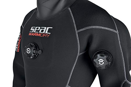 SEAC Warmdry 4mm Dry Suit - Black, Large