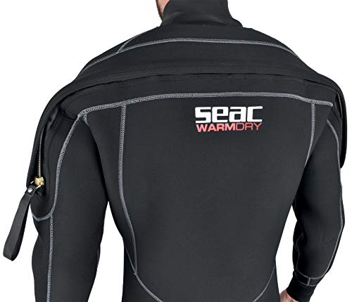 SEAC Warmdry 4mm Dry Suit - Black, Large