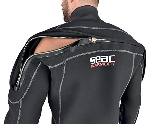 SEAC Warmdry 4mm Dry Suit - Black, Large
